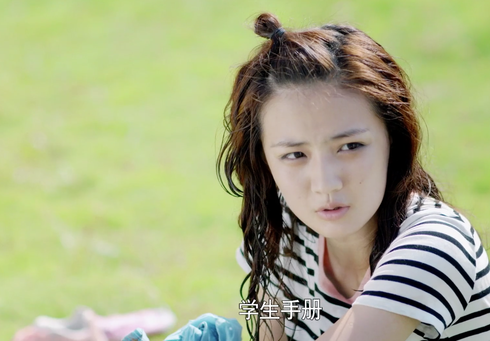 徐璐在一又二分之一的夏天中的发型有种美美的感觉