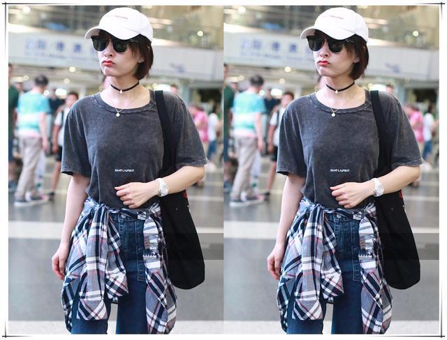 吴昕衬衫系腰间一姐范十足,35岁成18岁,网友:没男友不应该