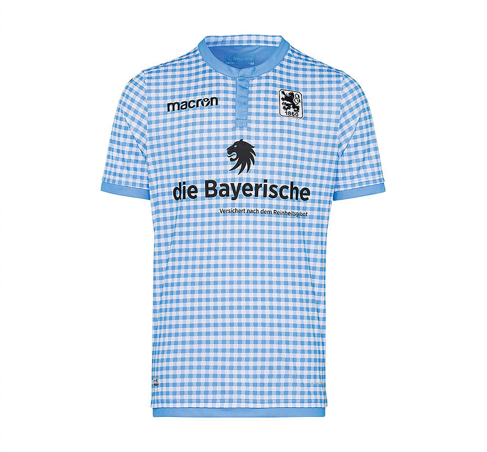 慕尼黑1860推出啤酒节主题球衣