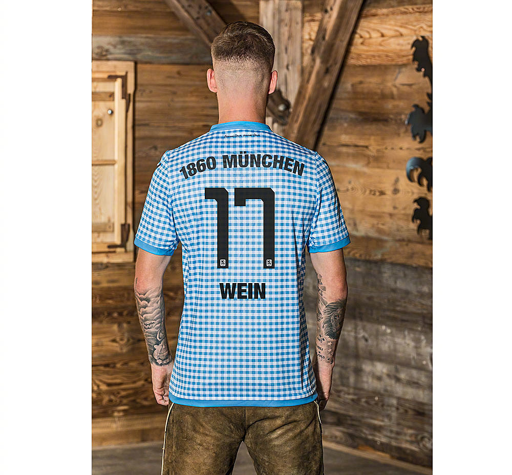 慕尼黑1860推出啤酒节主题球衣