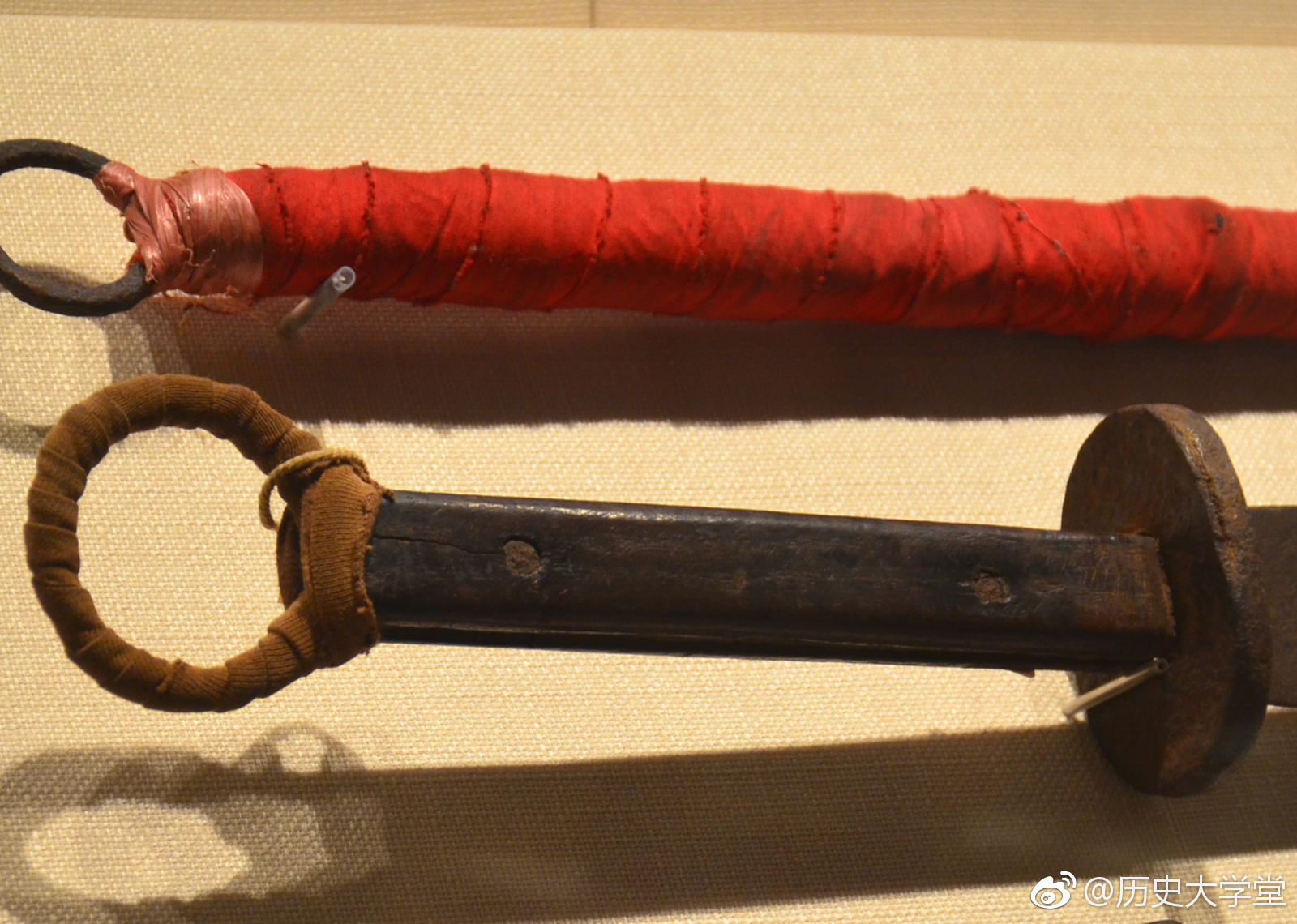 抗日游击队大刀.这是最典型的传统冷兵器之一"中国大刀"