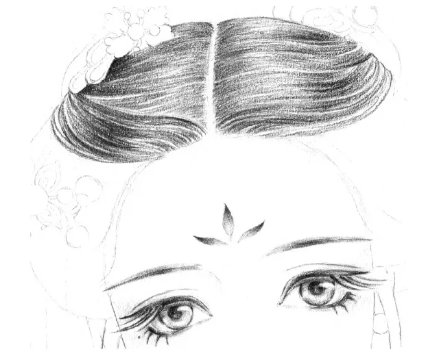 手绘古风教你用简单铅笔画出超细腻古风美女