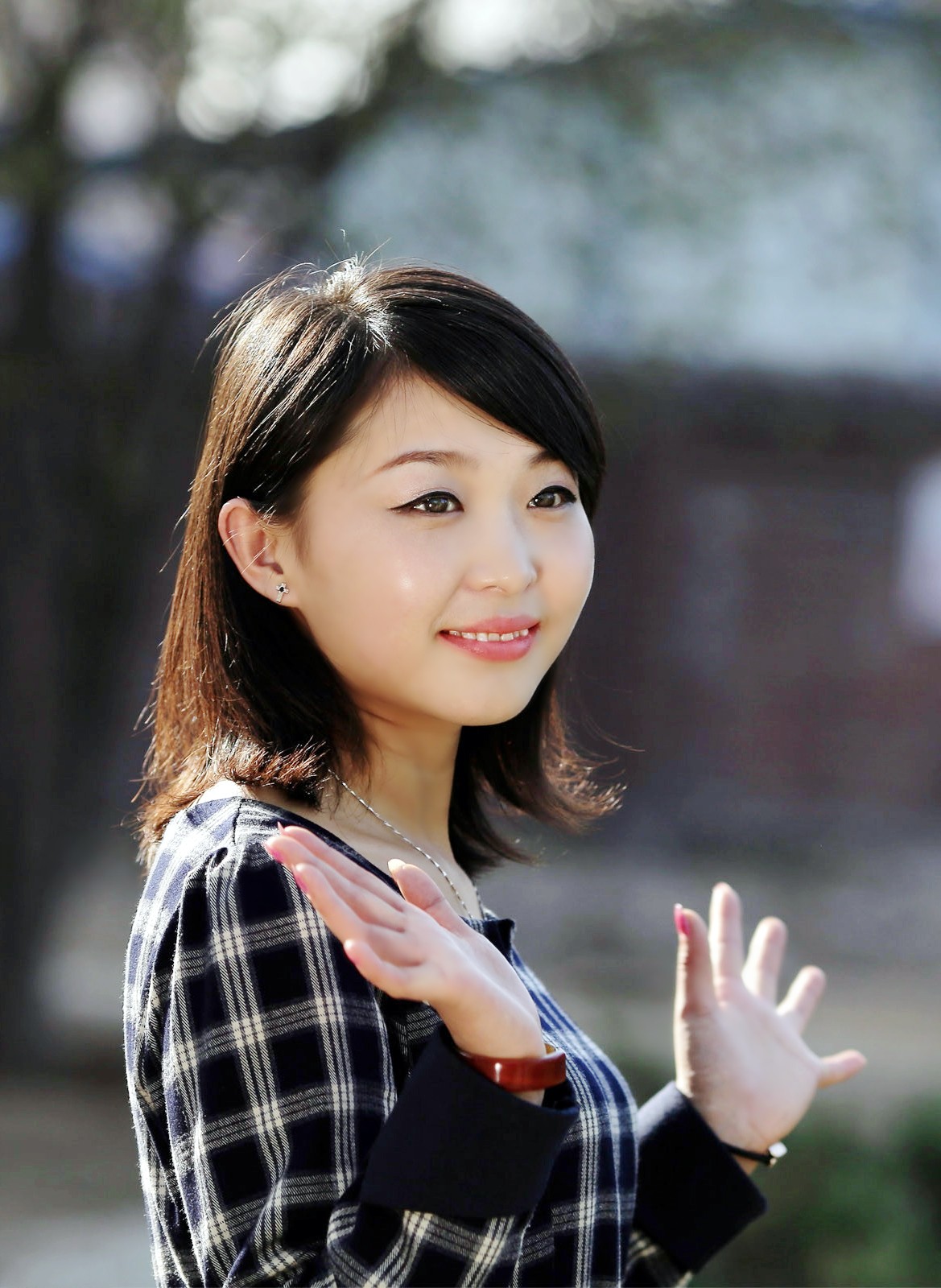 一个笑得那么开心天真可爱的清秀姑娘|人像|开心女孩|摄影_新浪新闻