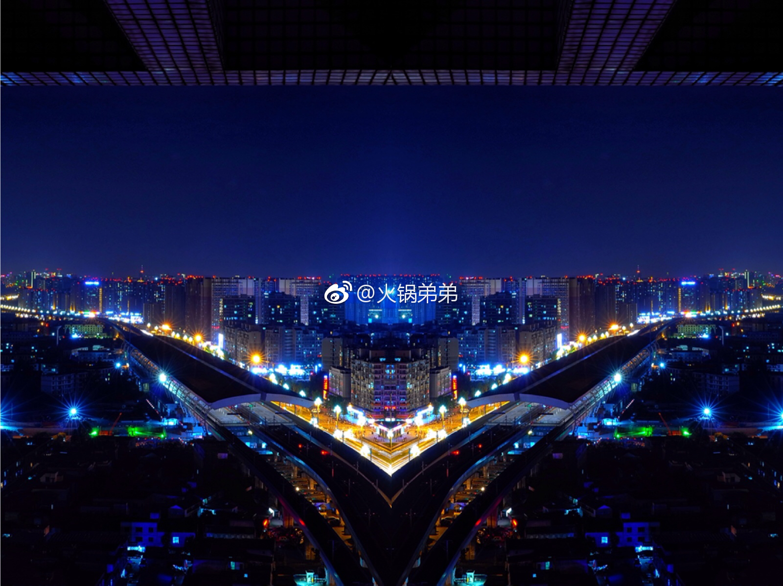 犀浦的夜景看出来没有