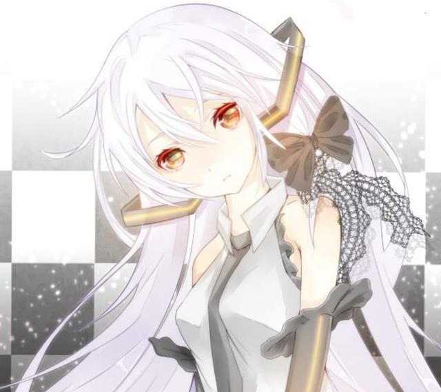 动漫美图欣赏: 二次元白发女生, 不是每个人都能驾驭的颜色!