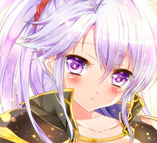 动漫美图欣赏: 二次元白发女生, 不是每个人都能驾驭的颜色!