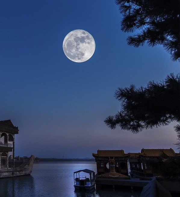 空灵万物静,朗月清风行|夜未央|暖春|月半弯_新浪新闻