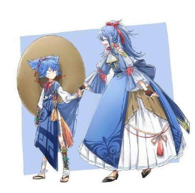 刀剑乱舞性转之后太好看了,乱酱和次郎自带女体,爷爷瞬间变奶奶