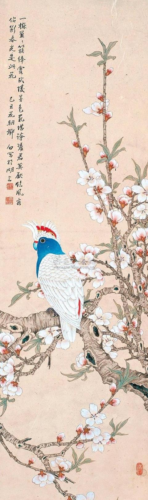 著名工笔花鸟大师邓白先生作品欣赏