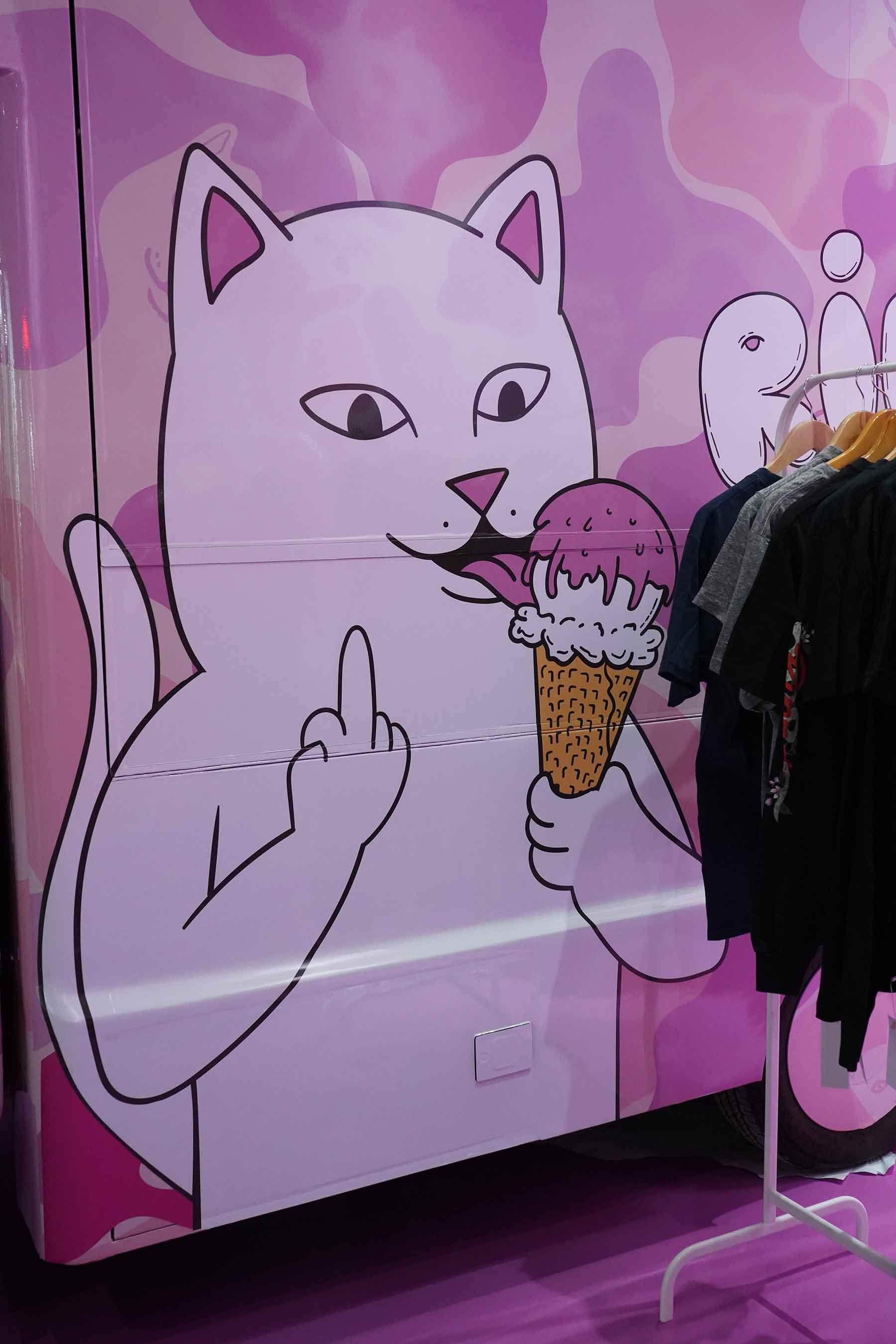 还记得去年 yohood 上那只倒立的贱猫吗?它又来了