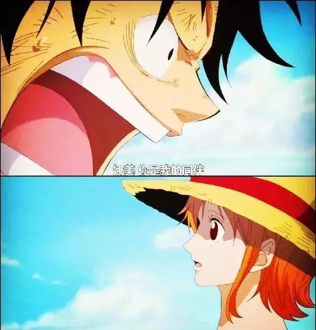 1路飞护娜美,草帽证明认同