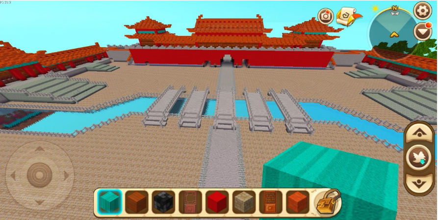 迷你世界:四座具有古风特色的建筑,最后一个竟来到了延禧攻略