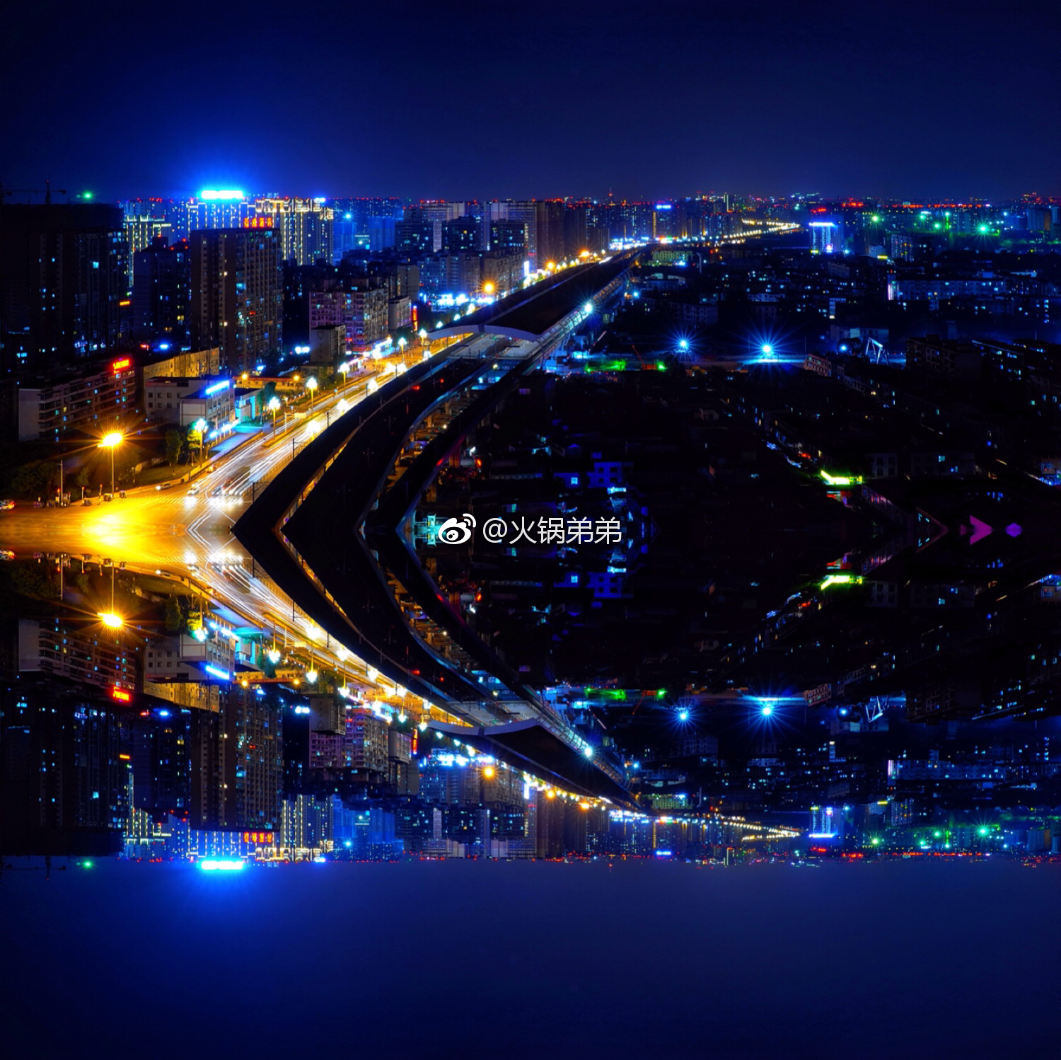 犀浦的夜景看出来没有