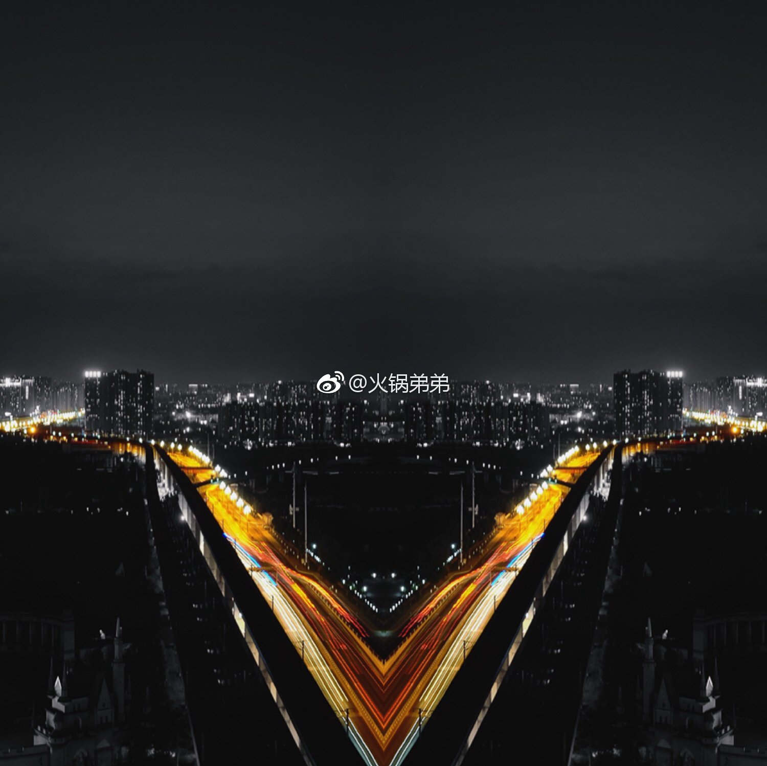 犀浦的夜景看出来没有