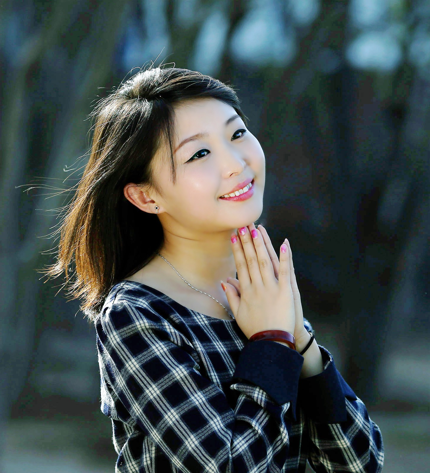 一个笑得那么开心天真可爱的清秀姑娘|人像|开心女孩|摄影_新浪新闻