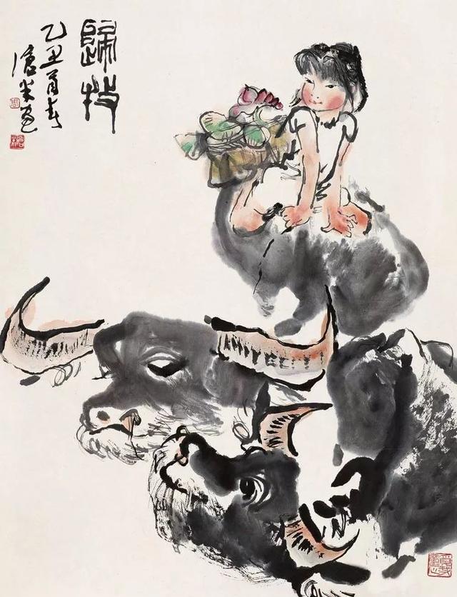 周沧米山水人物花鸟画作品合辑