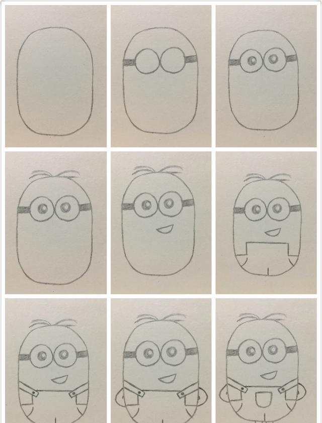 简笔画——小黄人的画法