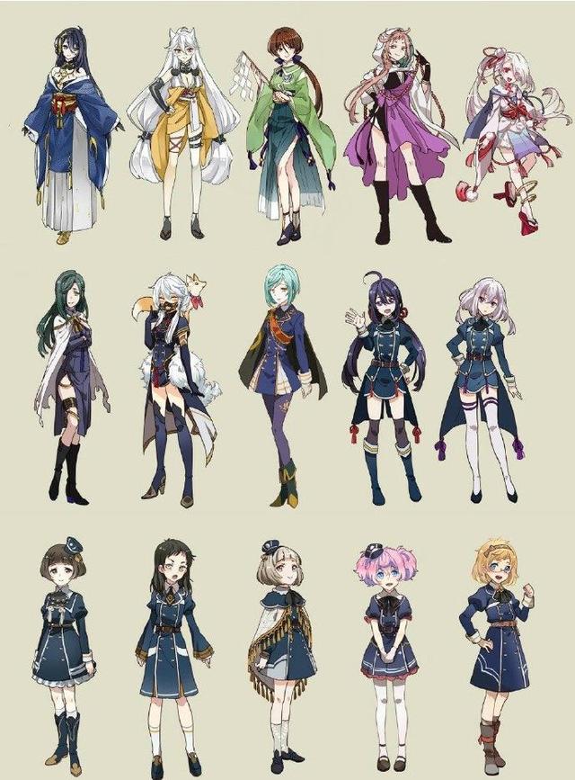 刀剑乱舞性转之后太好看了,乱酱和次郎自带女体,爷爷瞬间变奶奶