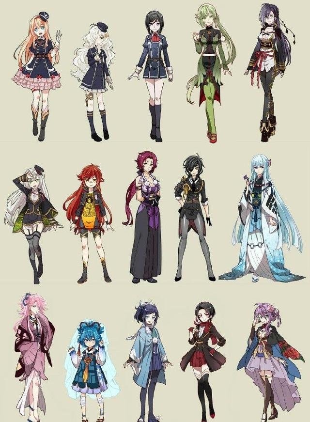 刀剑乱舞性转之后太好看了,乱酱和次郎自带女体,爷爷瞬间变奶奶