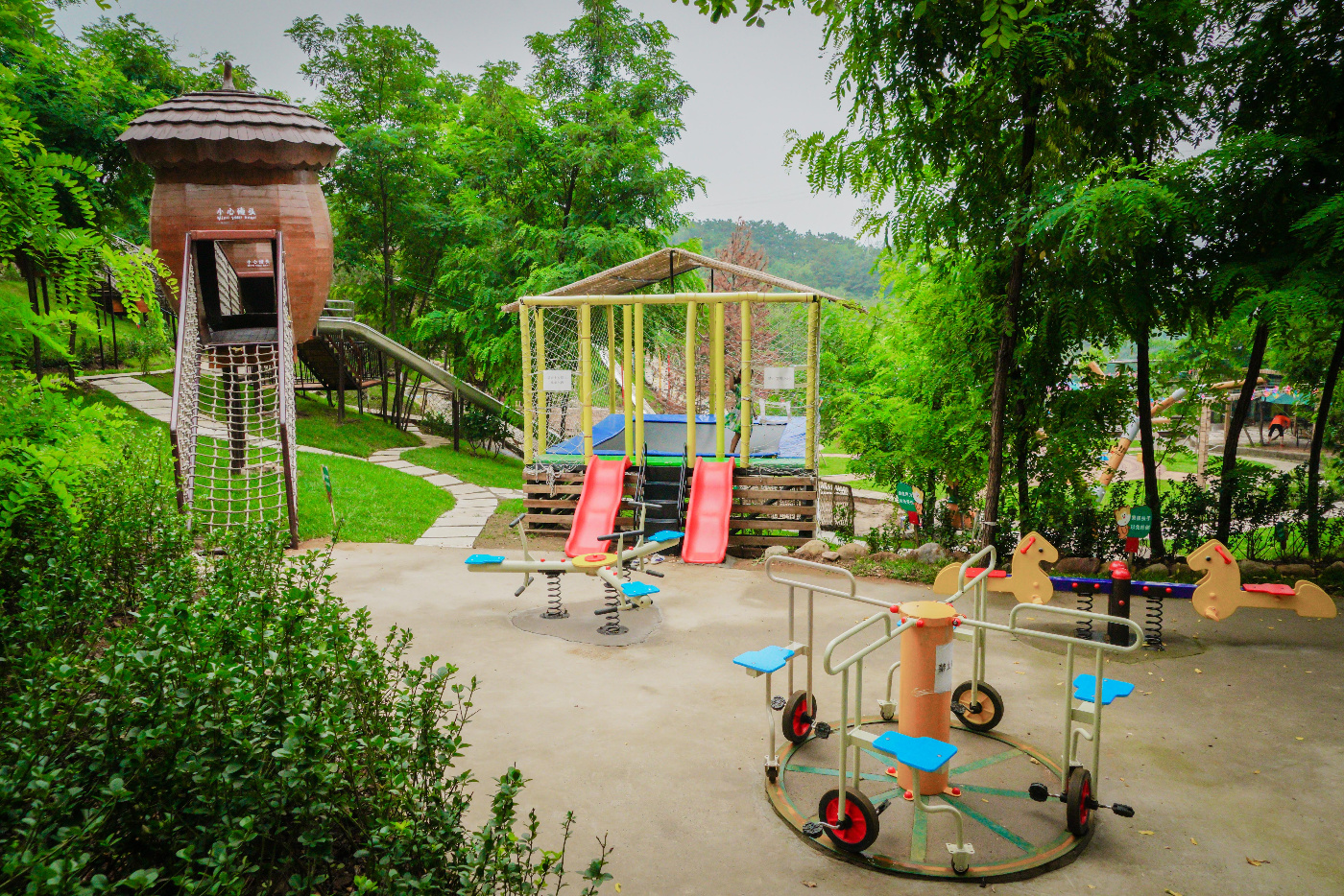 解放天性与森林的小精灵一起玩耍