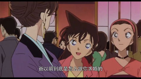 名侦探柯南毛利小五郎和妃英理这对真有夫妻相各种神同步