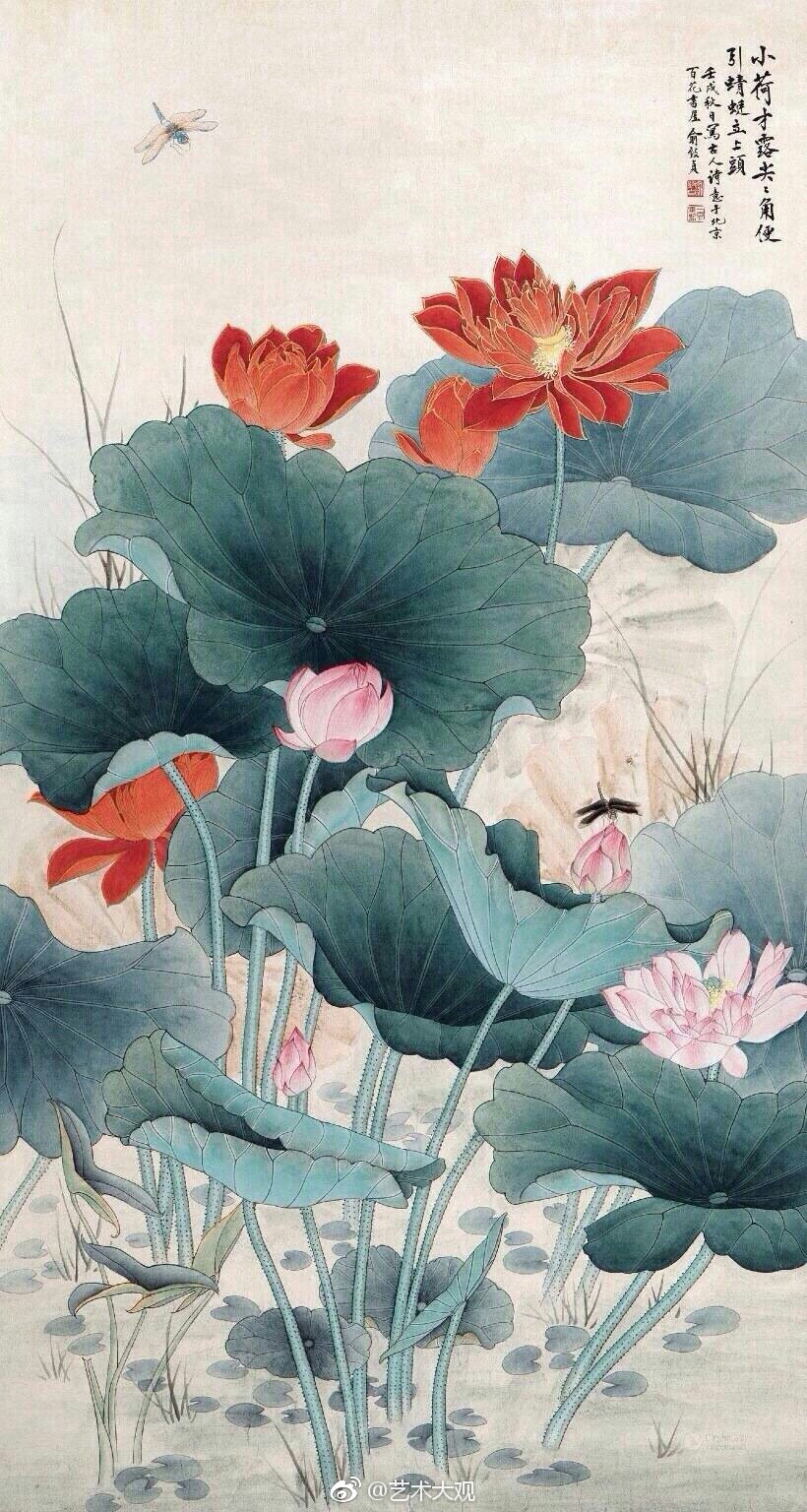 唯美国画花鸟作品选集