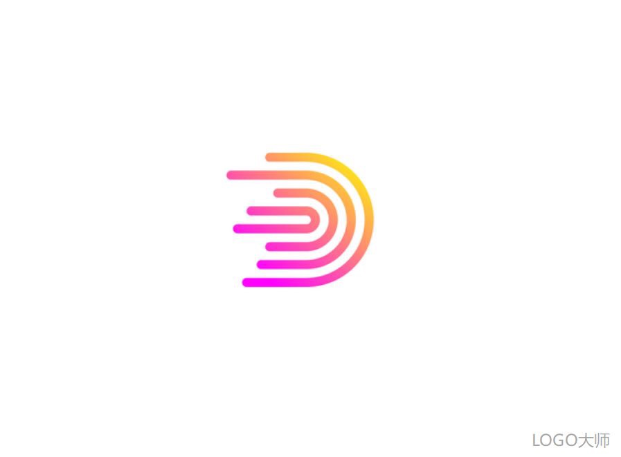 一组以d字母为元素的logo设计