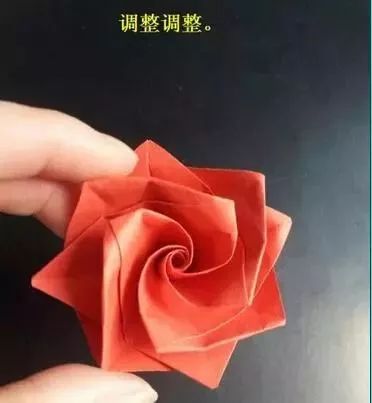 折纸玫瑰花手工制作教程
