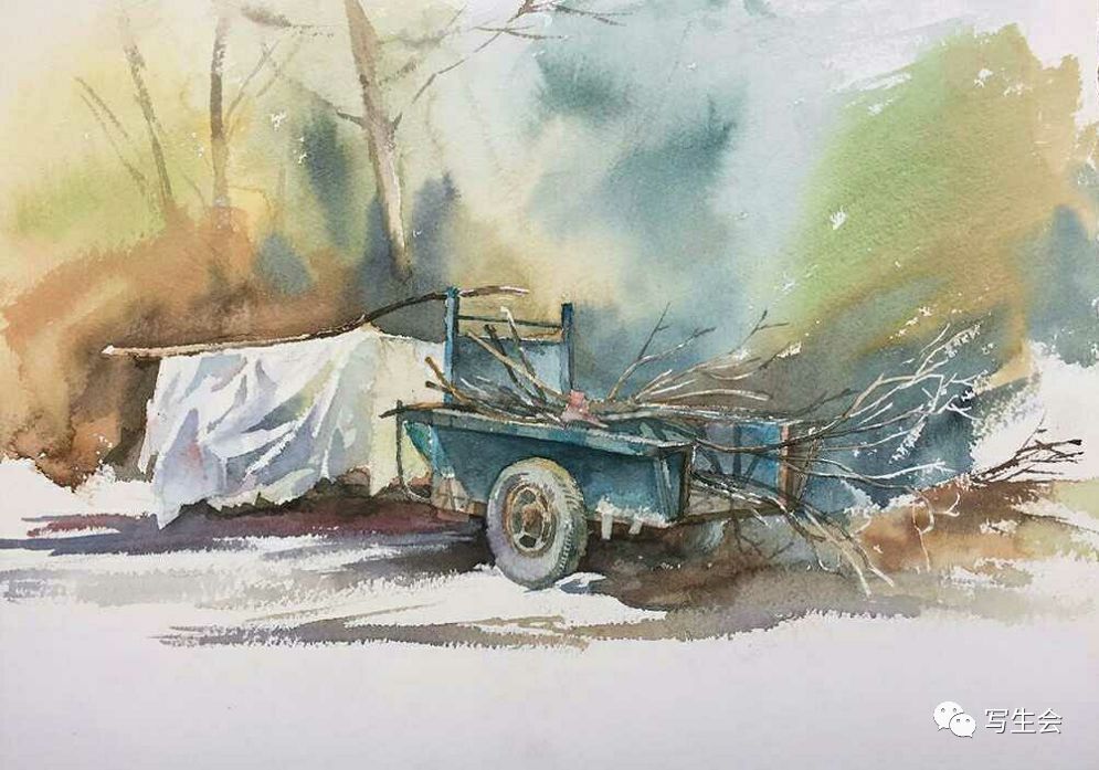 李志德《日新月异下镇村》李亚平《坝头瑞雪》纪梵(张冬梅)《诞生》范