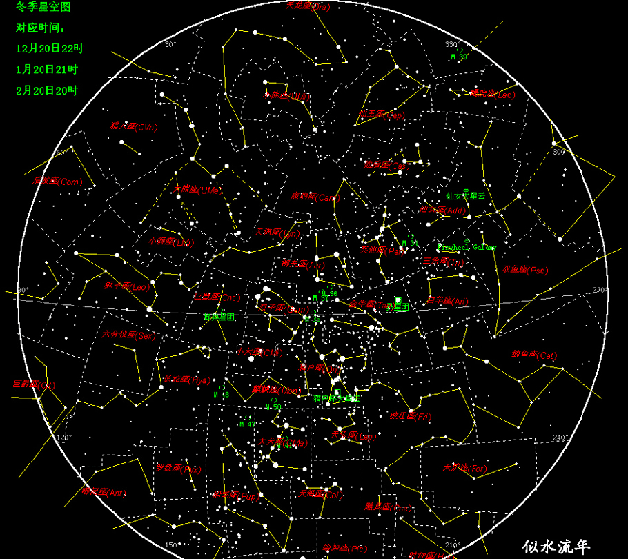 和我一起认识四季的星空