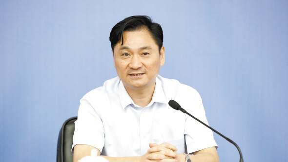 厦门市体育局局长傅一民 记者 唐光峰 摄