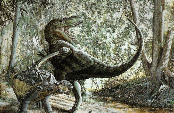 这种恐龙体重3吨, 浑身披着甲, 尾巴甩起来就像流星锤