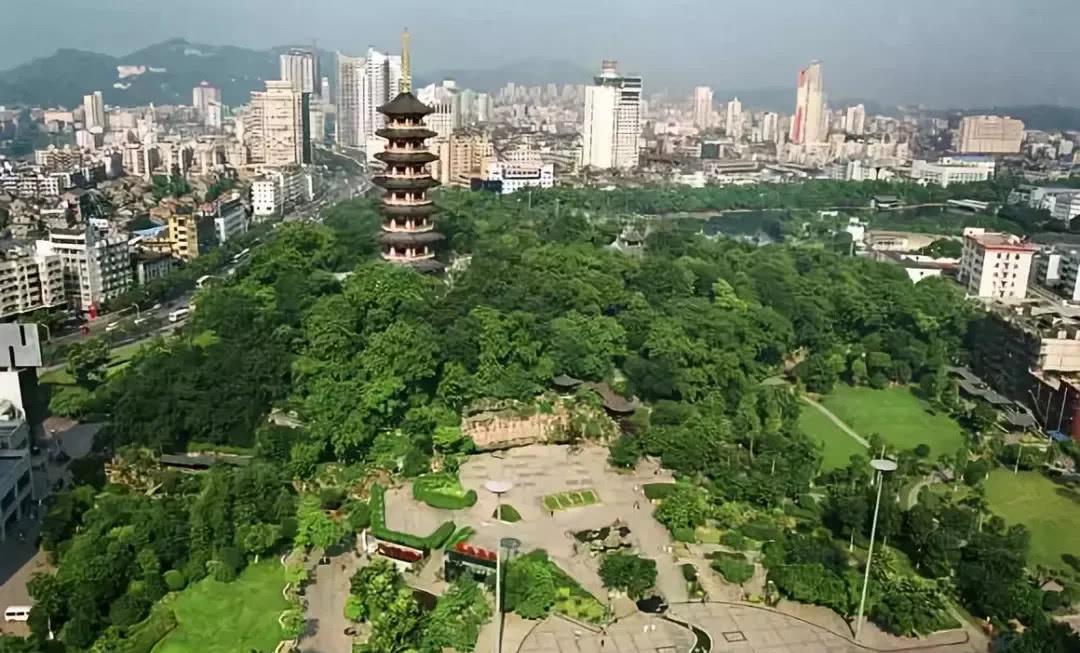 松台山 市区最浪漫的风景线, 松台山上净光塔,你可走过!