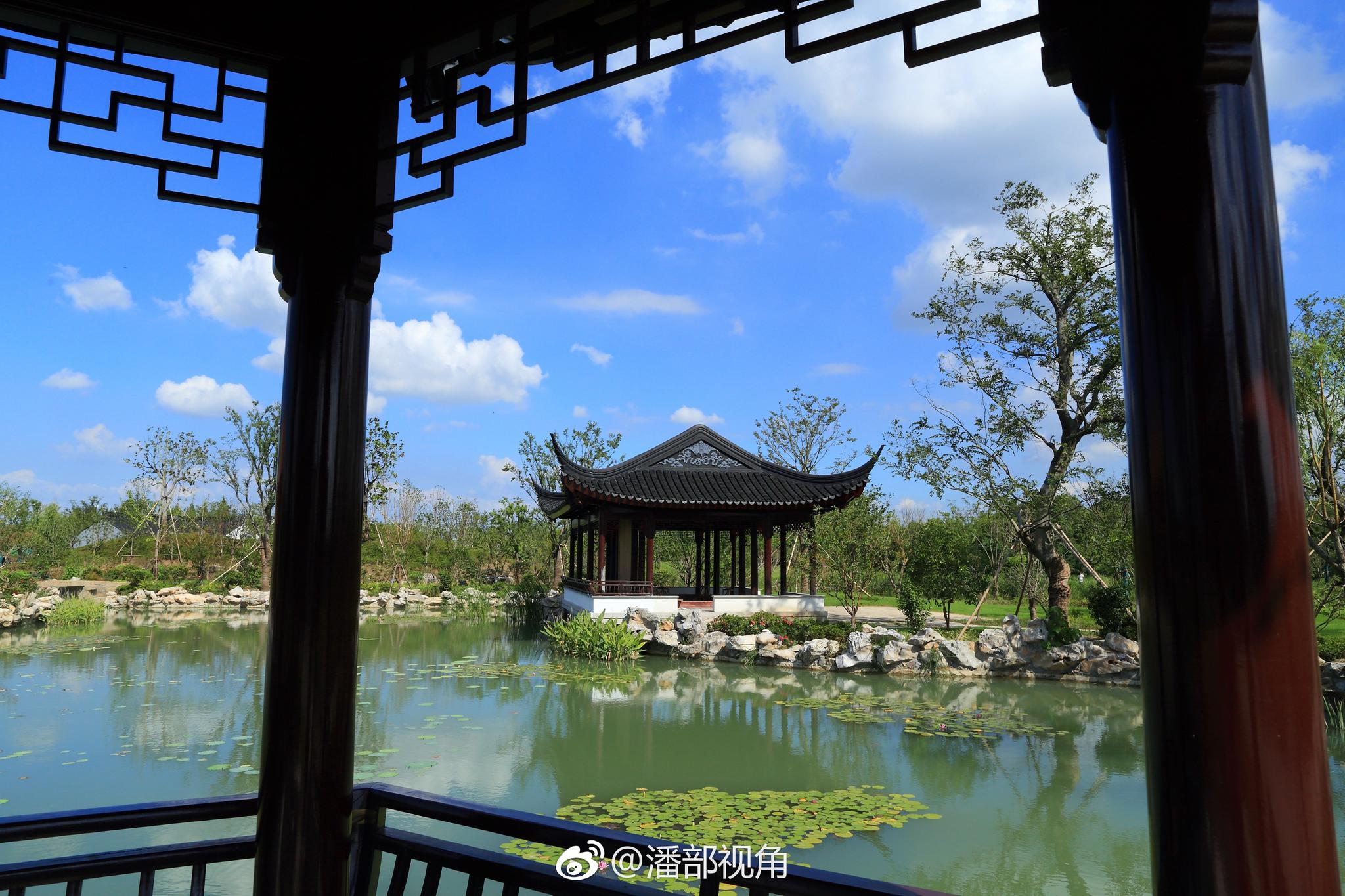 无锡泗州寺,尽管还在建造中,感觉格局不错