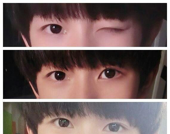 tfboys各成员眼睛,像小鹿一般的眼睛,千万不要沦陷哦!