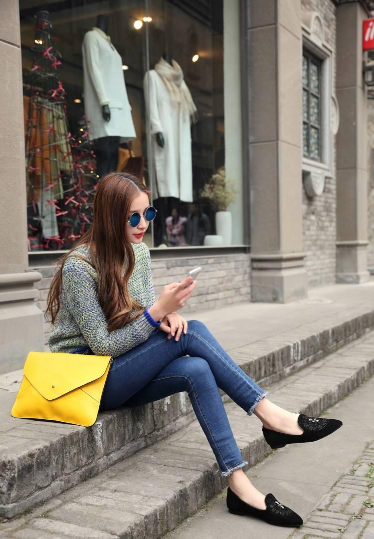 尖头平底鞋, 让你性感依旧显腿长还能舒适随性!