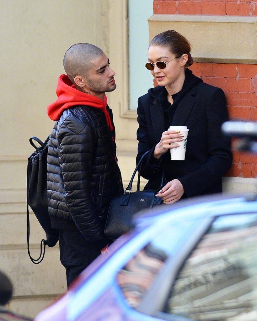 复合!zayn和gigi hadid纽约街头接吻被拍