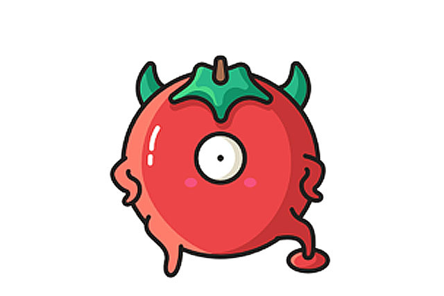 包一组萌萌哒的蔬菜表情包撒尿牛丸简笔画甜不辣简笔画西红柿简笔画