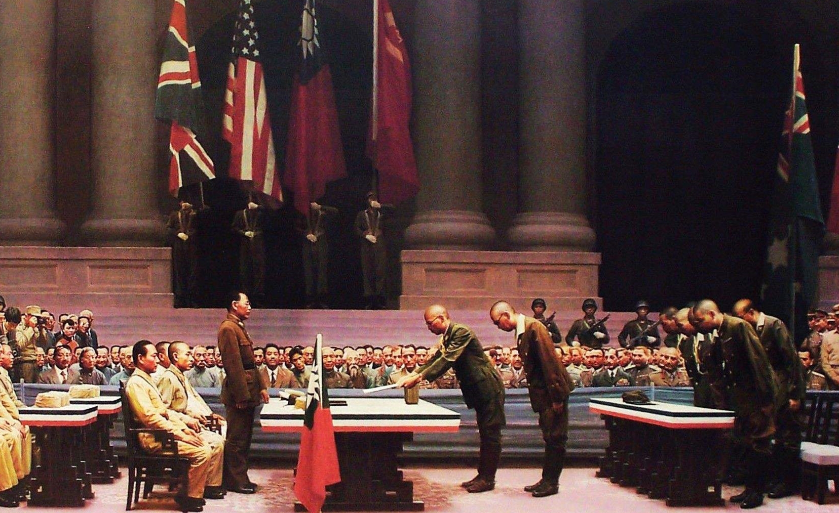 日本投降珍贵照片,图3是国人骄傲,图6大快人心