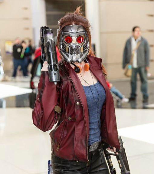 女星爵.漫威电影角色cos,不管黑毒液还是白毒液,呆萌的才是好毒液!
