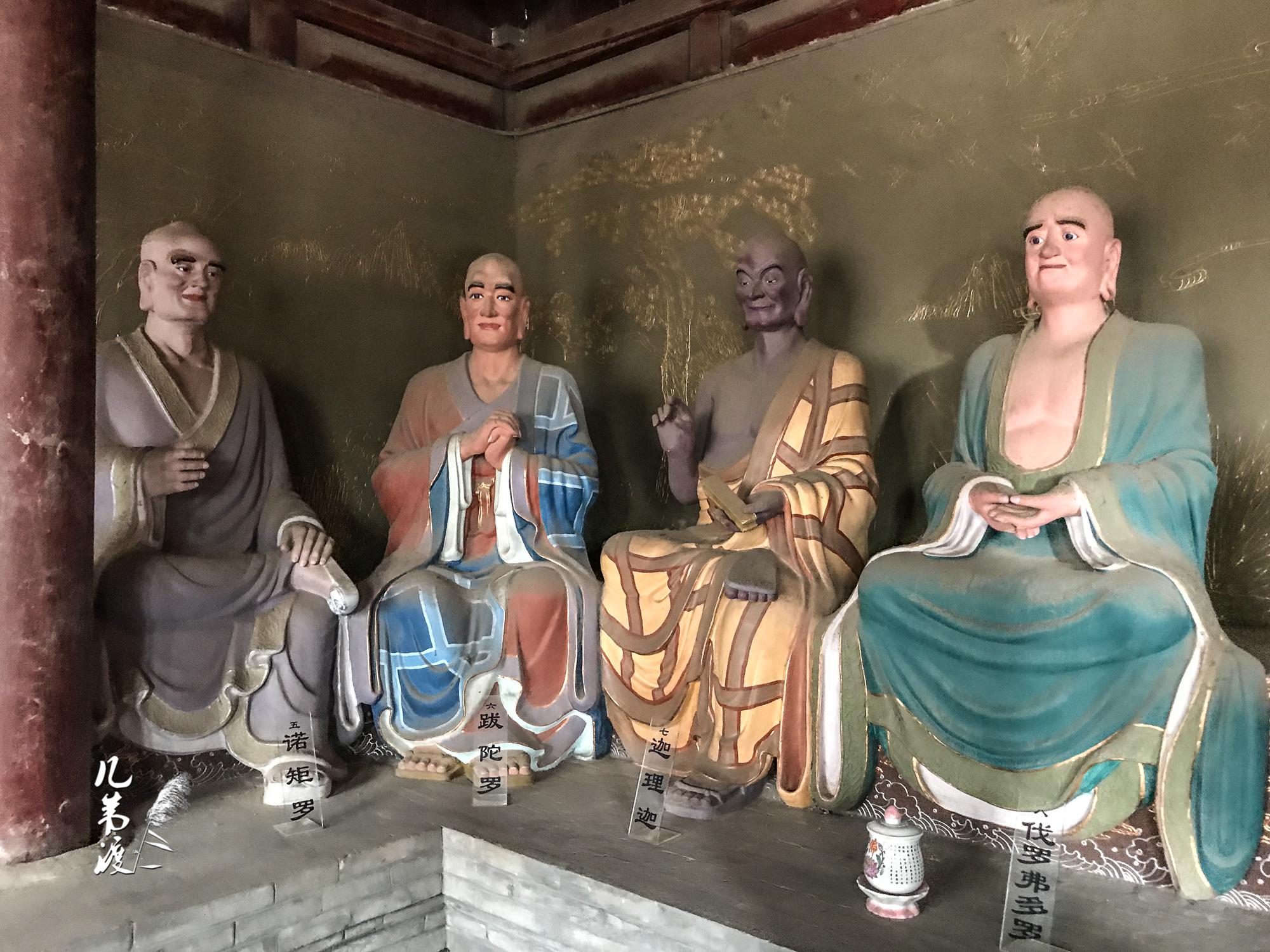 锦州广济寺(五)大雄宝殿的三世佛和十六罗汉|锦州广济寺|三世佛|大雄宝殿|罗汉_新浪新闻