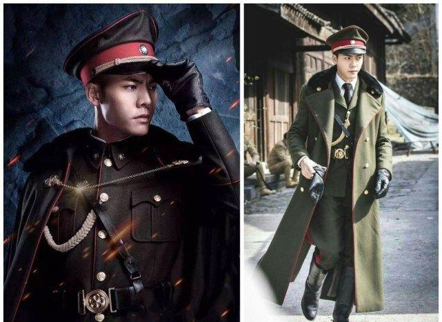 张若昀和陈伟霆同样霸气军阀装扮, 谁才是真正的军装美男?