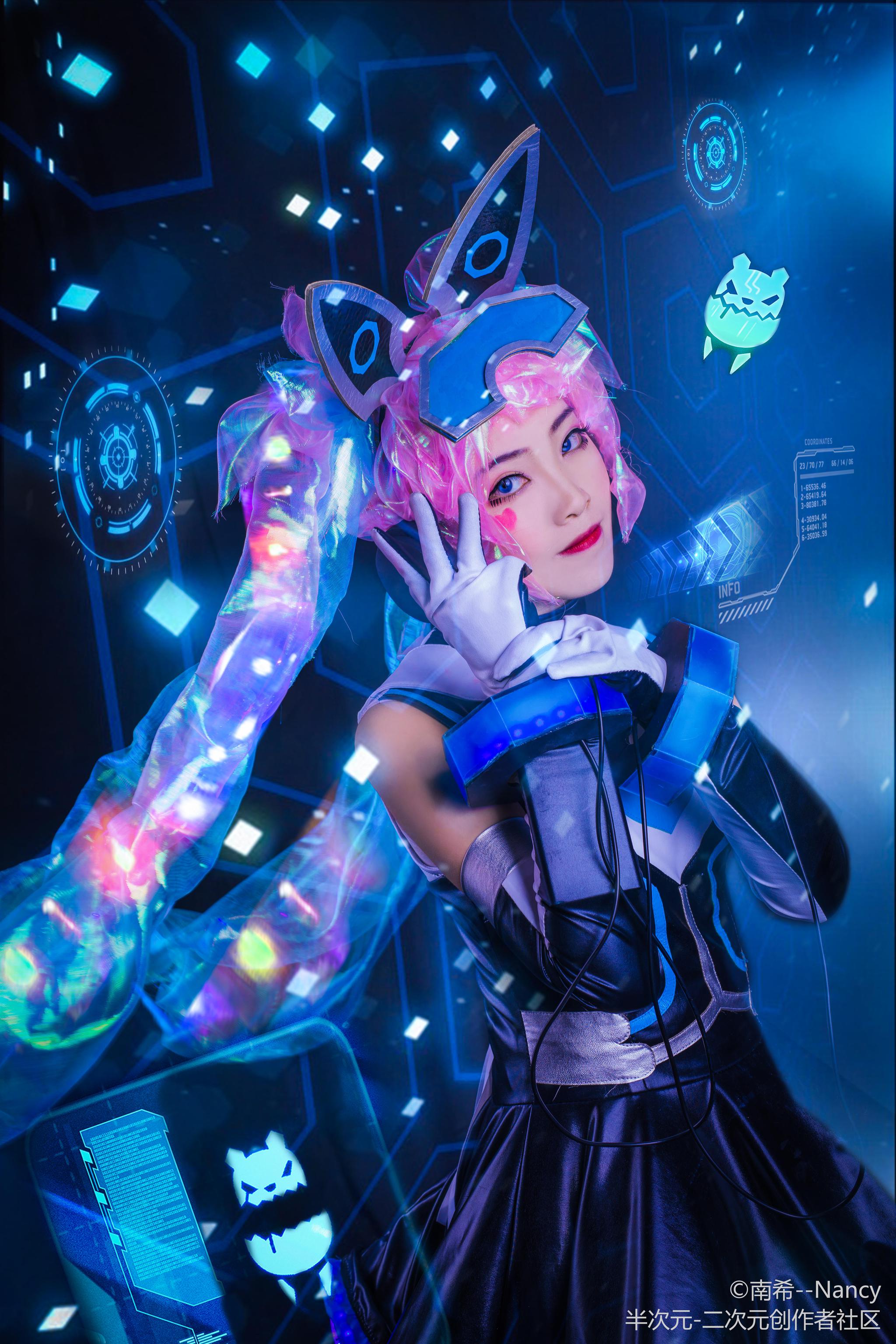 安琪拉心灵骇客cos正片真正的世界应当有色彩就像心