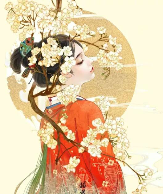 古风手绘绝色妃嫔壁纸,用我万世千秋,换你风华绝代