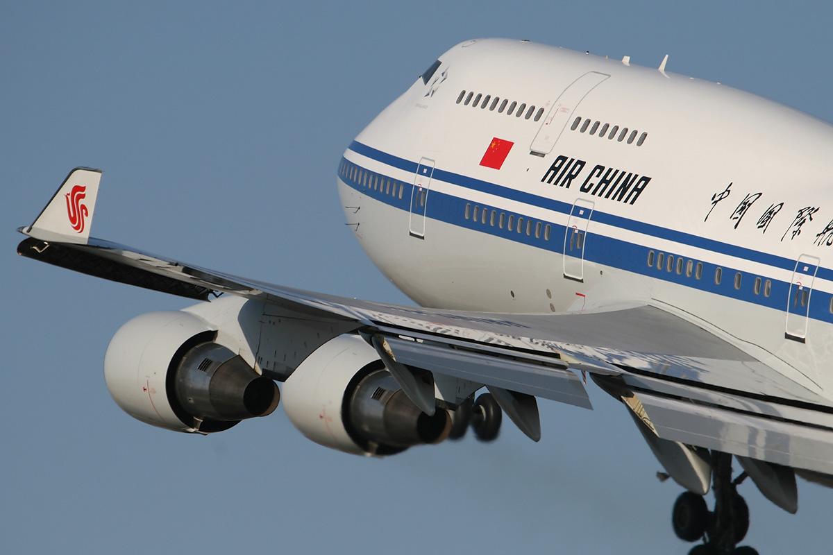 波音747飞机照片图片