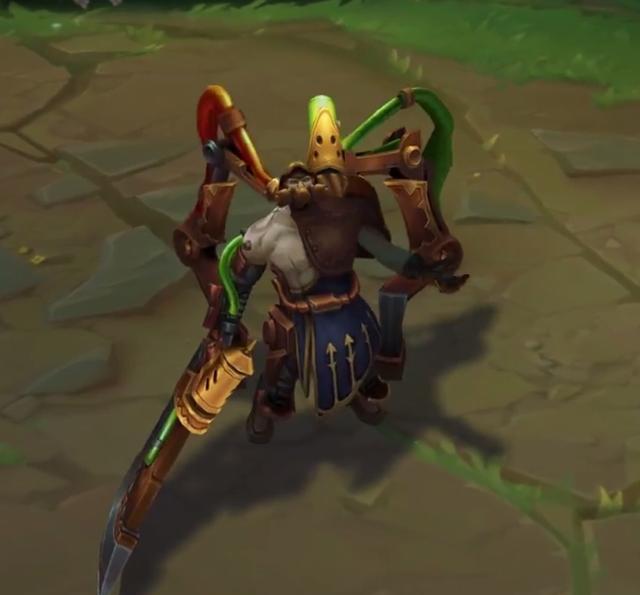 lol蛮王新皮肤发布: 生化狂人, 丑的人心慌