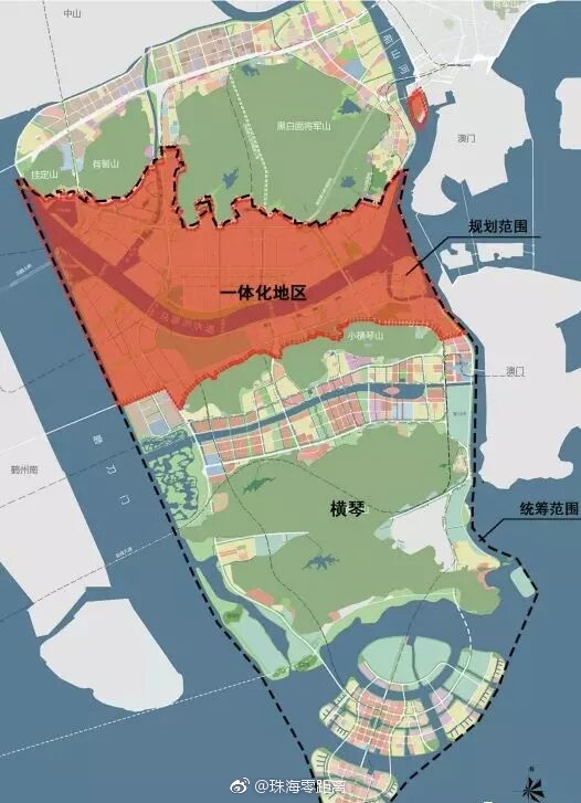 珠海城市新中心规划实施