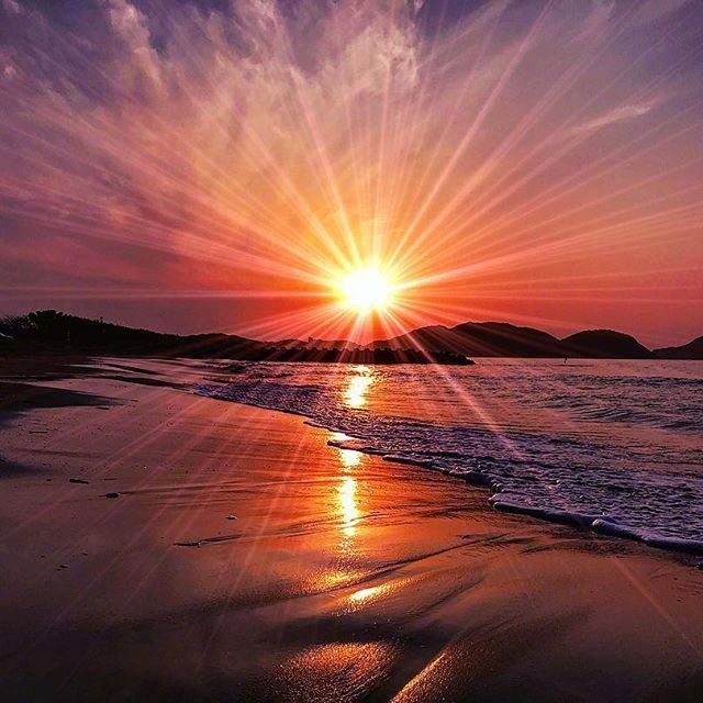 旭日东升红彤彤,前程似锦光芒芒