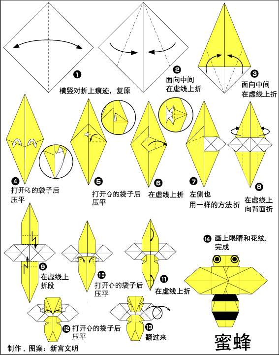 机智活泼的纸老虎,儿童手工创作