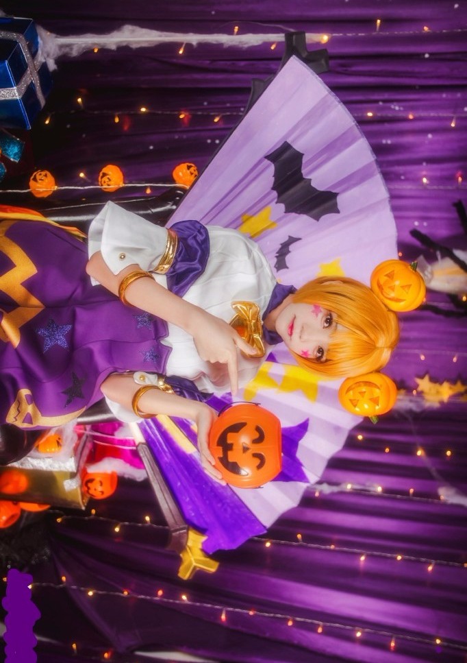 王者荣耀:萌萌的小乔万圣前夜cosplay,绝对是真人版